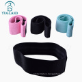 Bandas de yoga de gimnasio de ejercicio Conjunto de bandas de resistencia de bucle de yoga de tela rosa de fitness de fitness de fitness de fitness premium